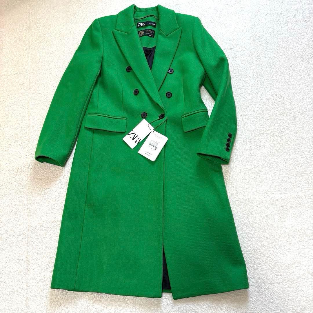新品】タグ付き✨ZARAザラ 近年モデル ダブルチェスターコート