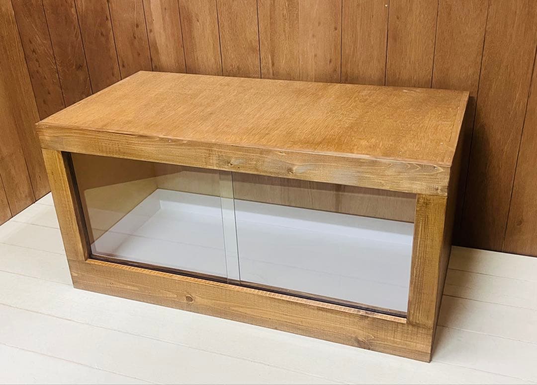 RepBox 木製ケージ900×450×450小動物、爬虫類用ウォルナット RepBox