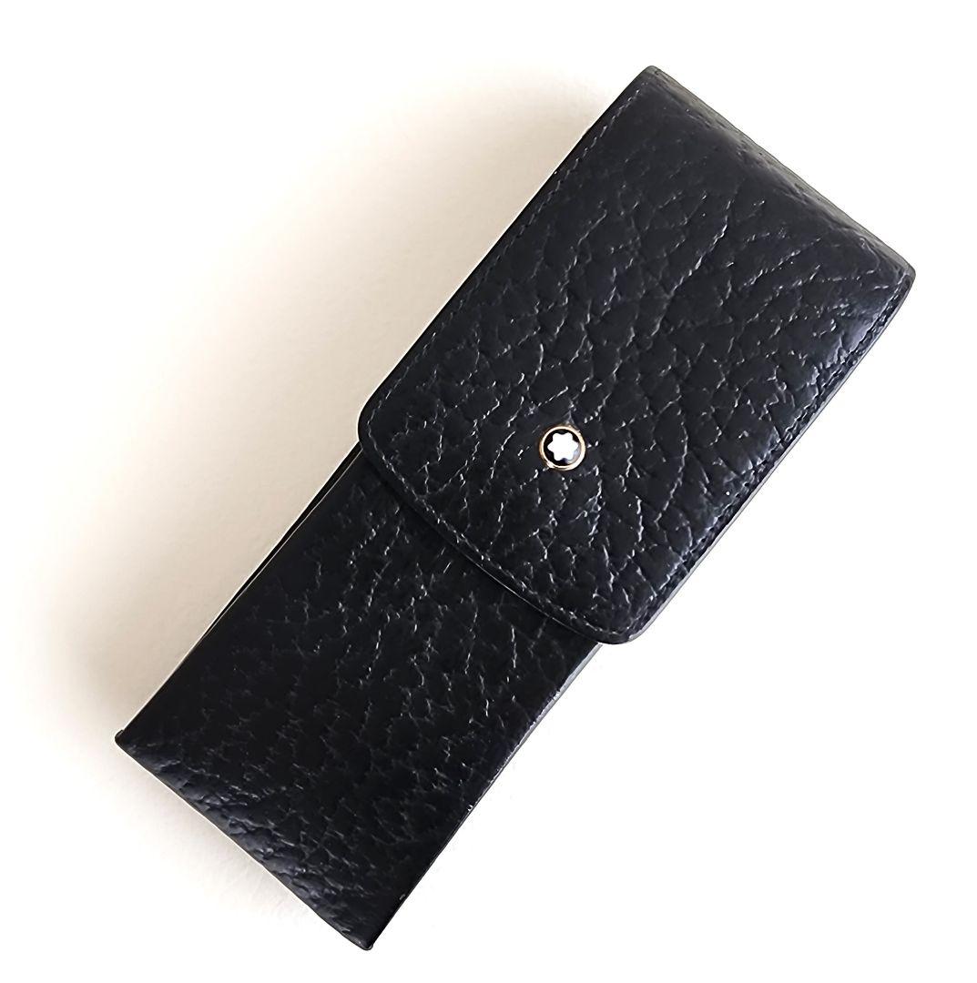 モンブラン レザー ペンケース 3本用 ブラック