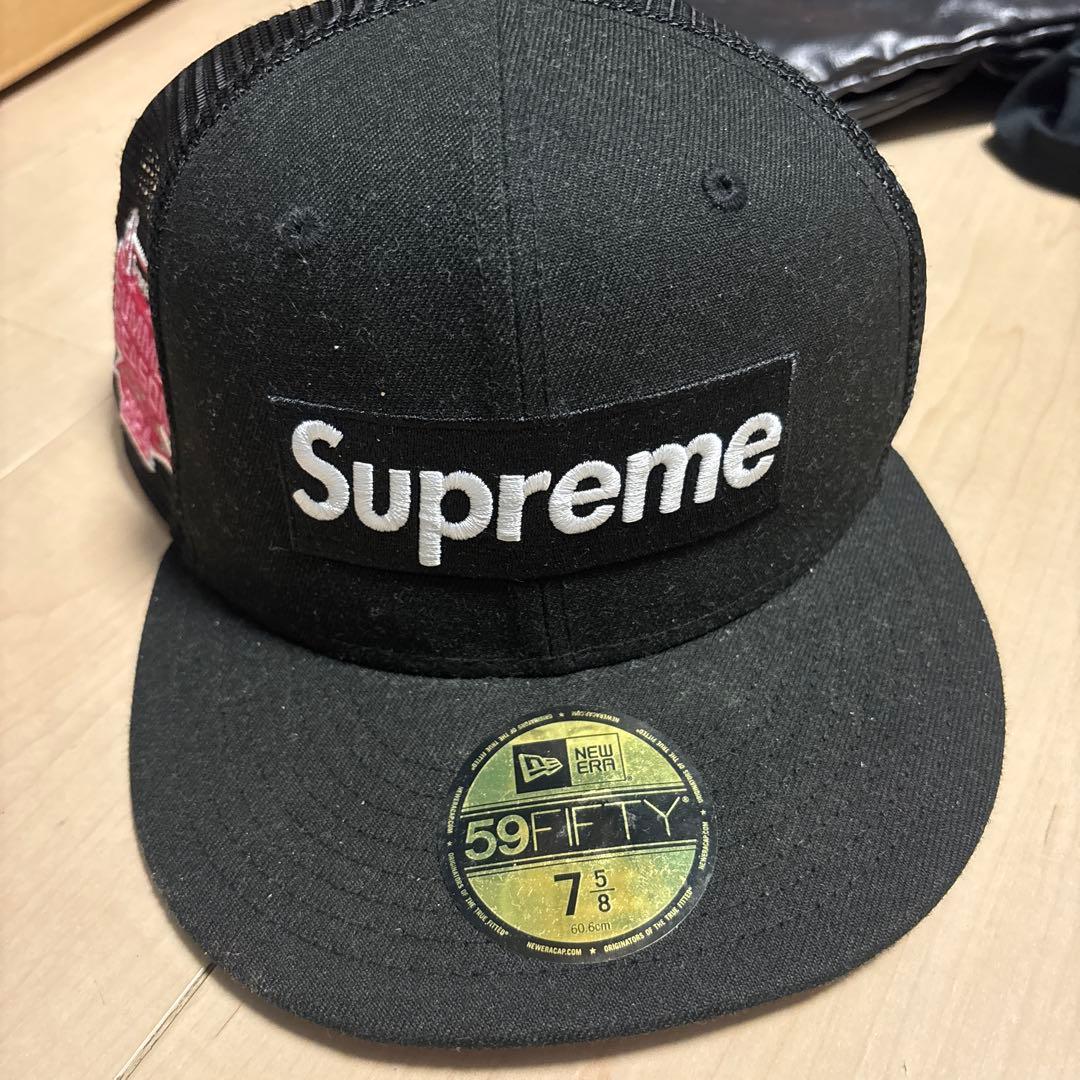 Supreme 59FIFTY キャップ ブラック 7 5/8 - メルカリ