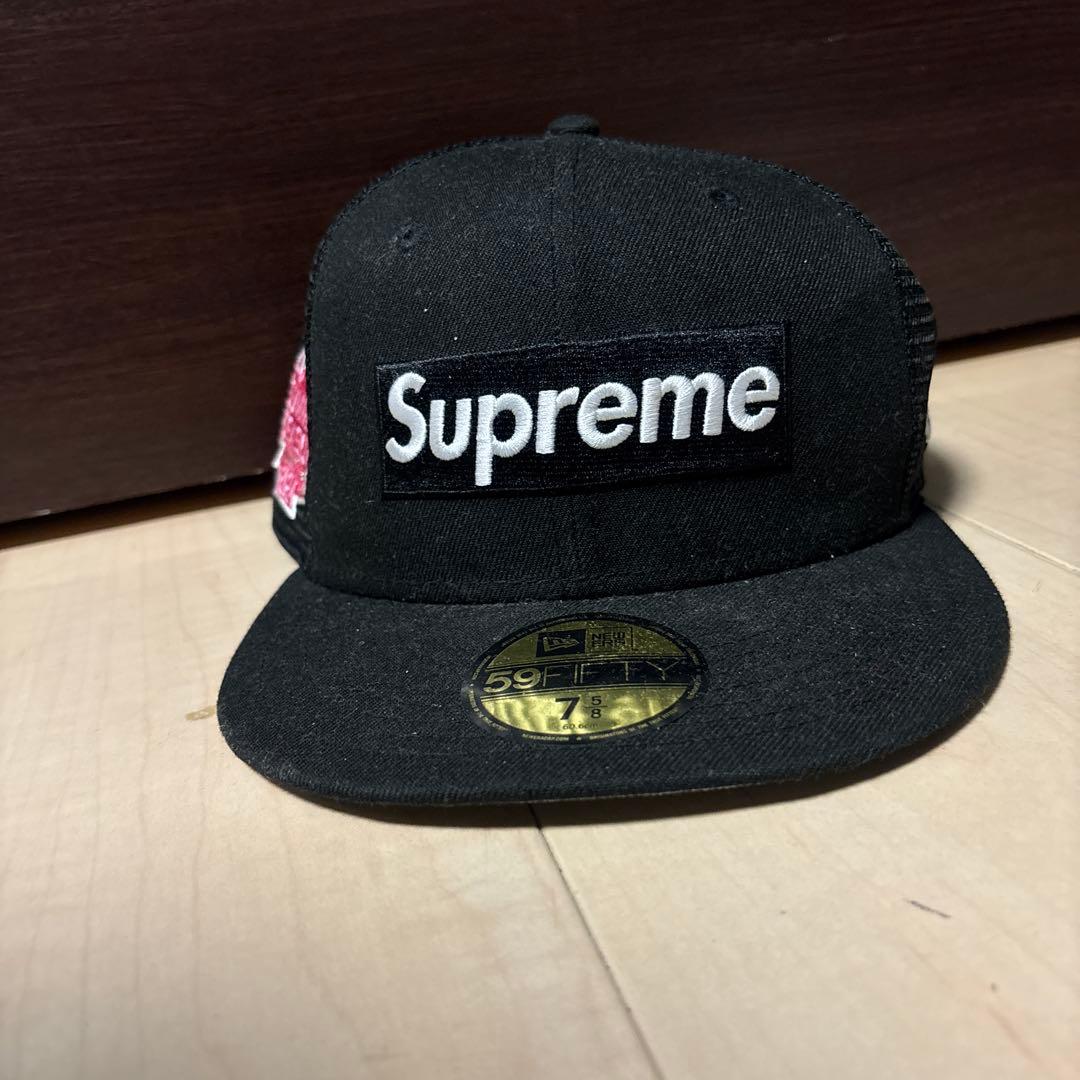 Supreme 59FIFTY キャップ ブラック 7 5/8 - メルカリ