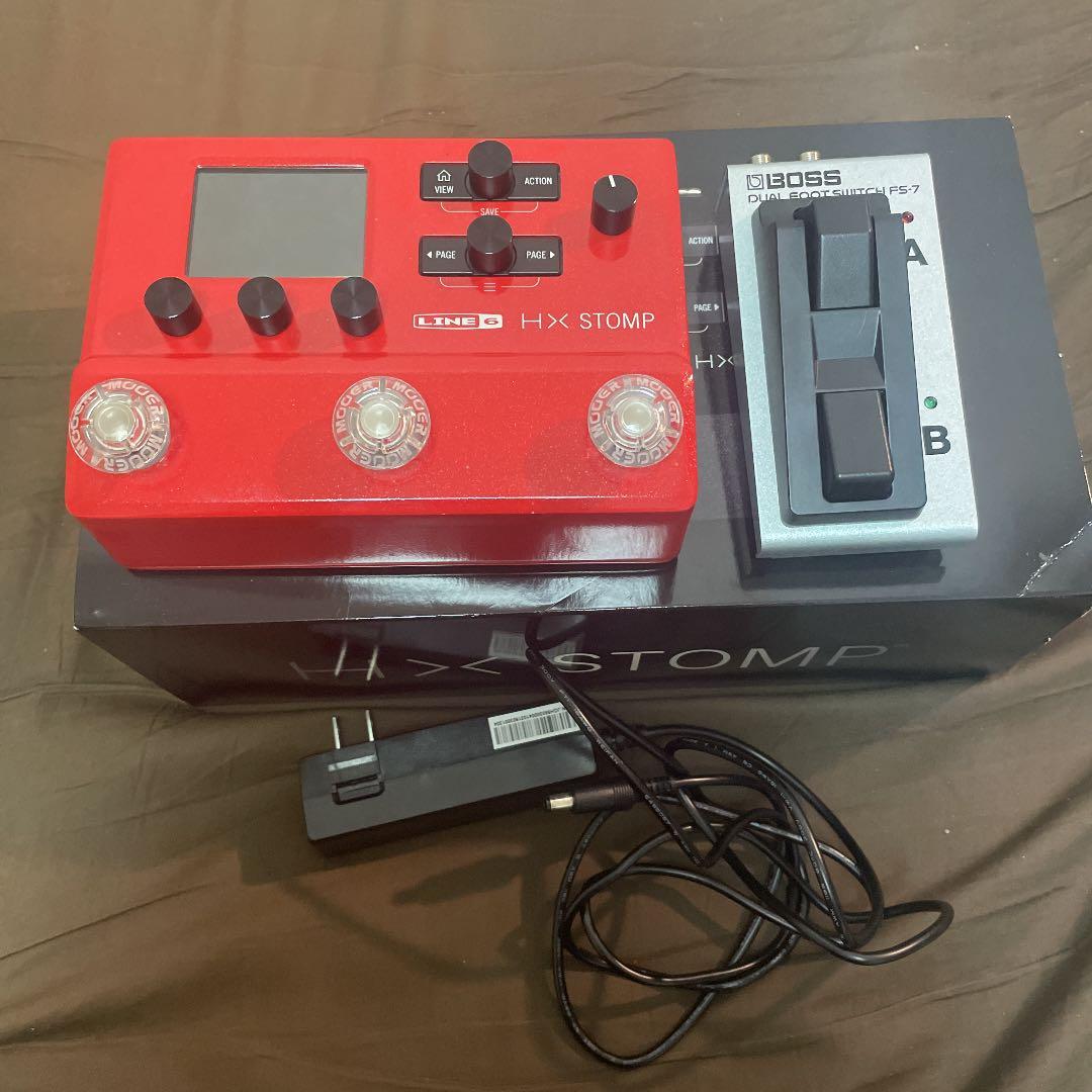 LINE6 HX Stomp 赤カラー