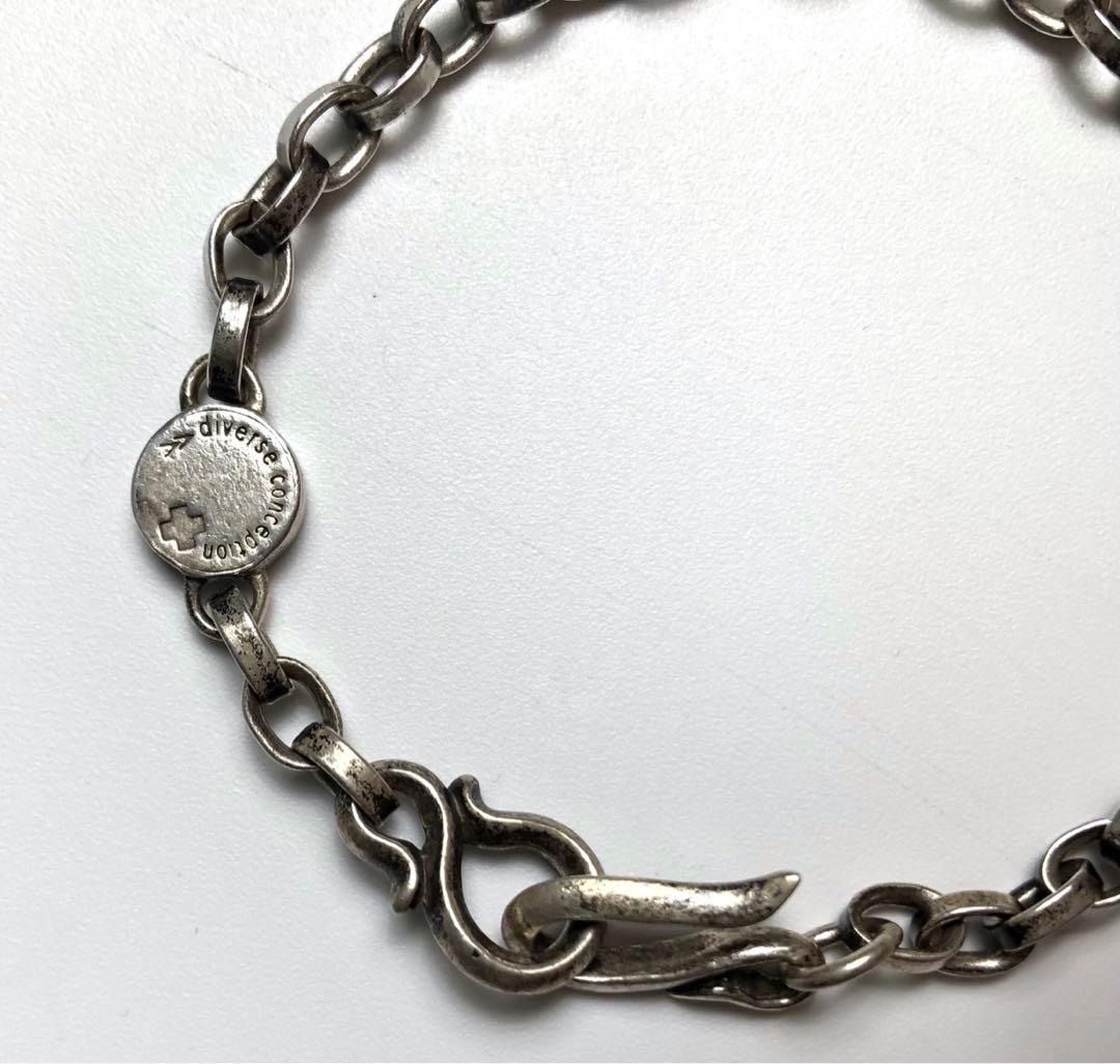 美品 garniガルニ ブレスレット シルバー製 メンズ チェーン 925