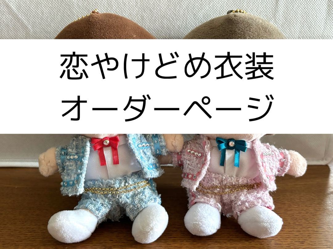 オーダー受付用】アライグマのぬい服ちびぬい用