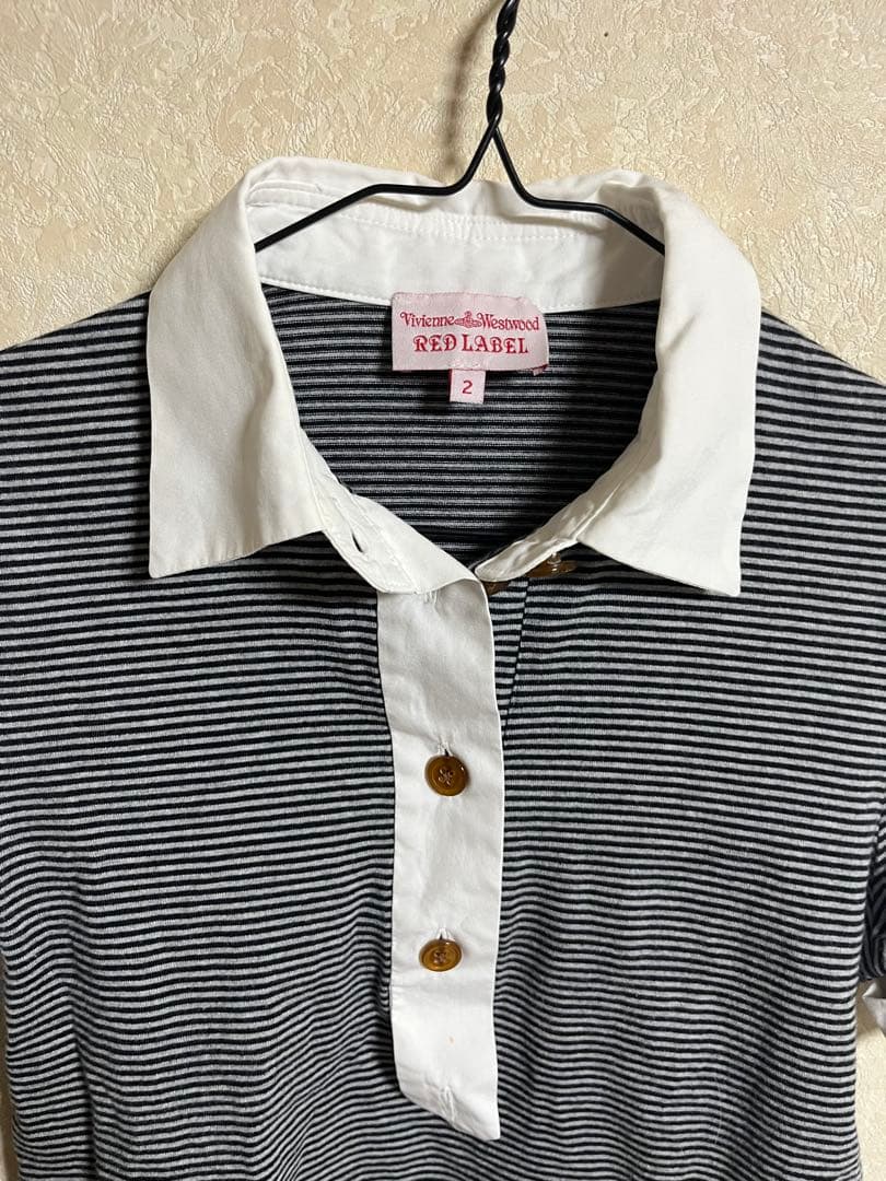 ヴィヴィアン　ボーダー　シャツ　ポロシャツ