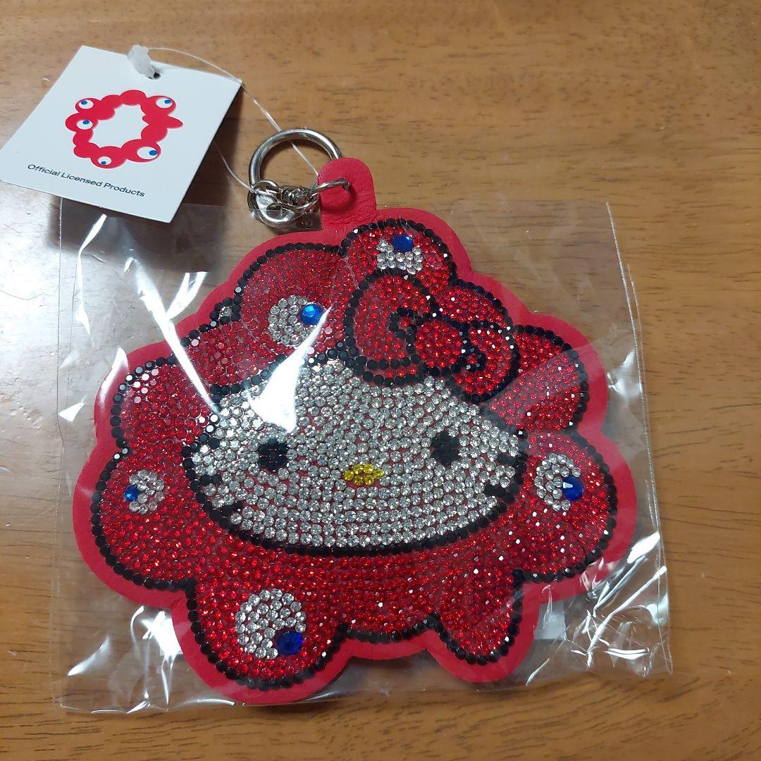 ミャクミャク なりきり キラキラ レザー キーホルダー サンリオ 大阪