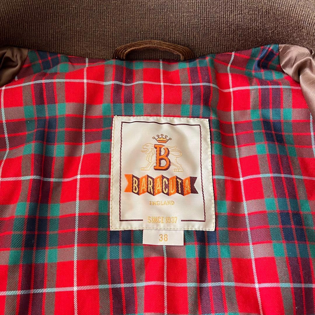 極美品 BARACUTA G9 コーデュロイ 38 ブラウン 中綿 サーモア - メルカリ