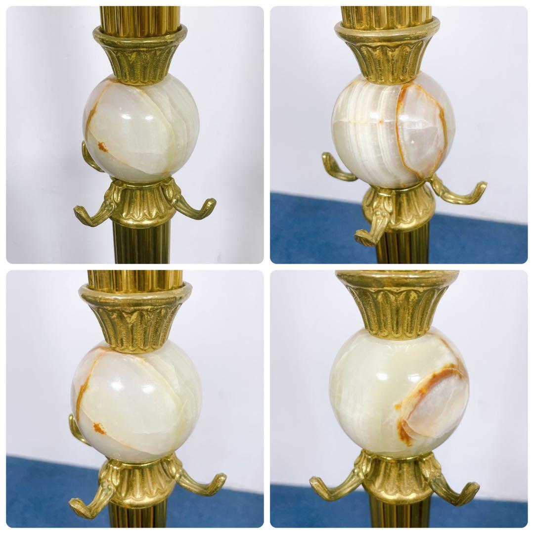 hide様】大理石 真鍮コートハンガー イタリア製 ゴールド アンティーク