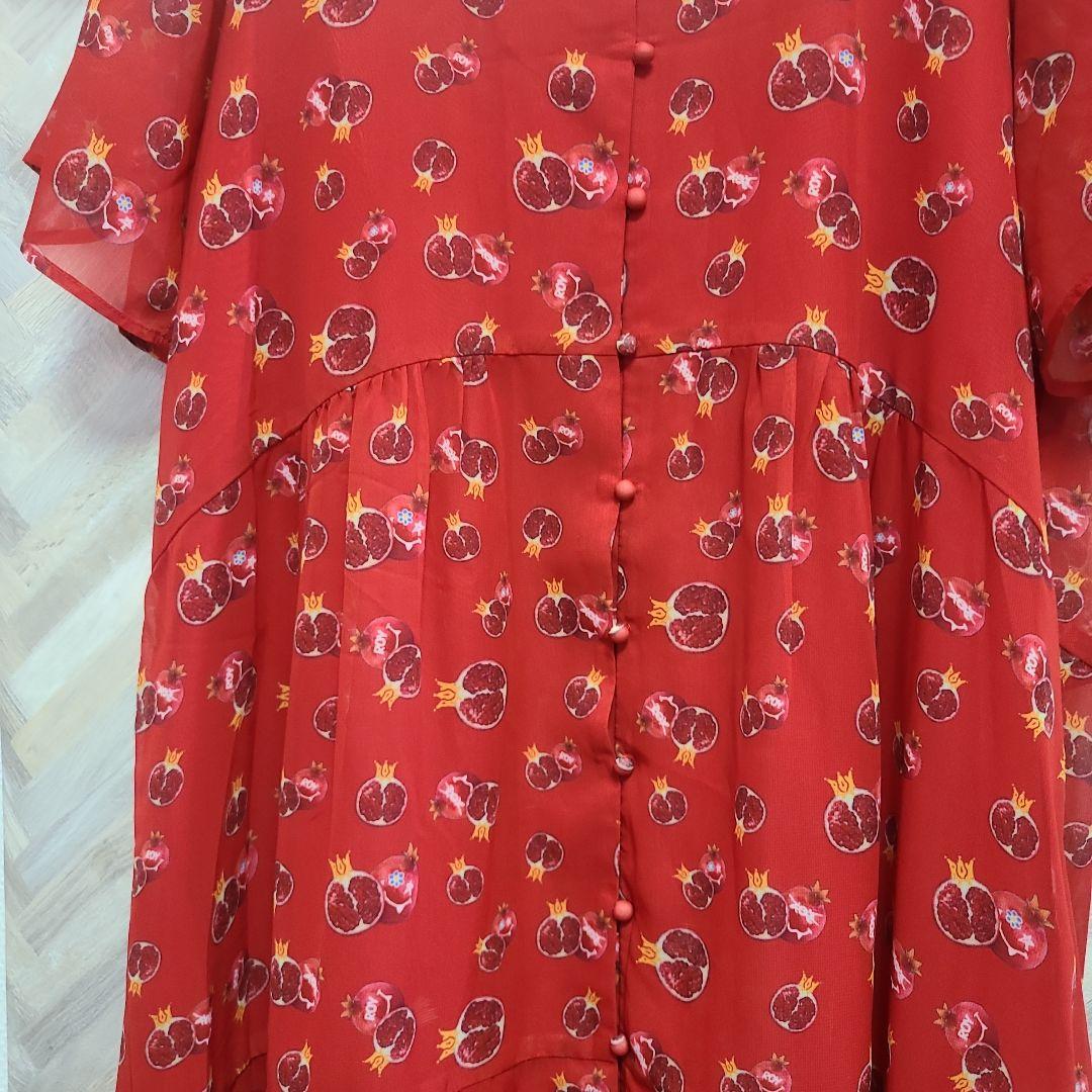 LiSA ザクロワンピース 赤 ROY reflect overjoy