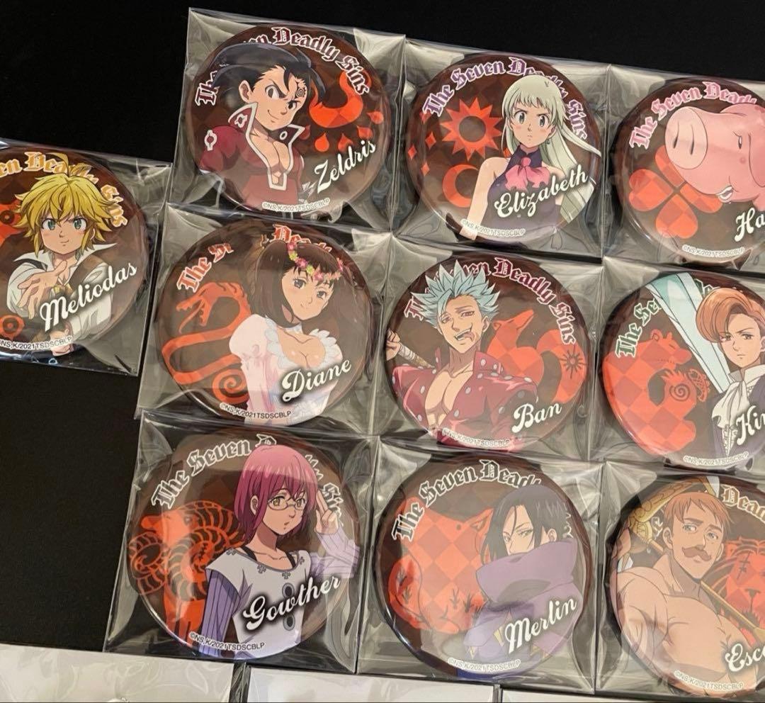 劇場版 七つの大罪 光に呪われし者たち 缶バッジ アクキー 映画 限定