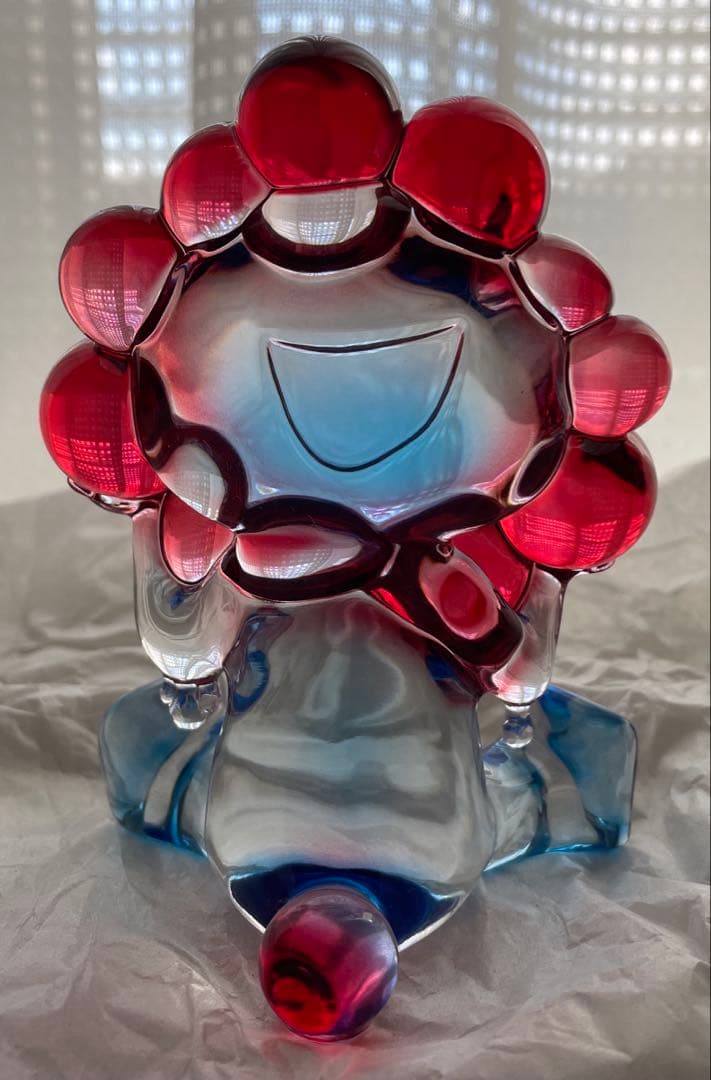 EXPO2025 ミャクミャククリアフィギュア / レッド×ブルー 新品・未開封