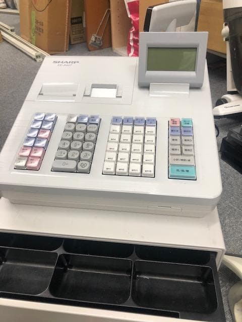 シャープ 電子レジスターXE-A407 ホワイト 電子レジスタ＜XE-A417/A407