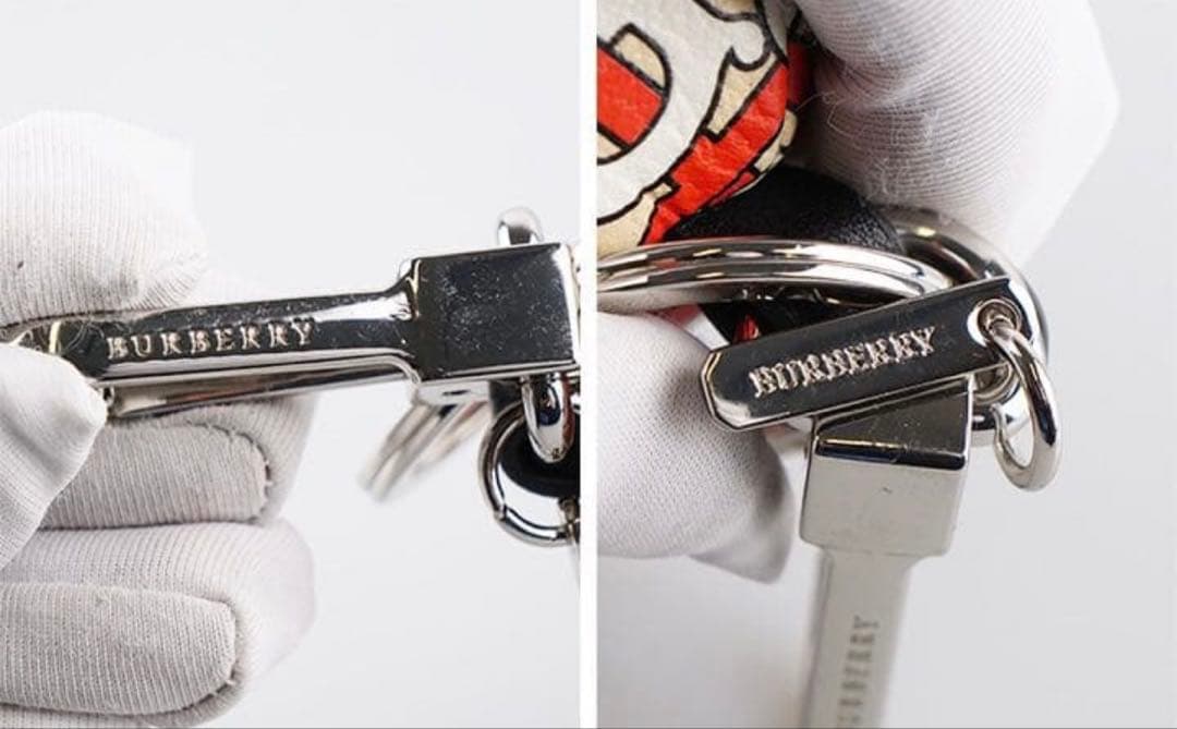 BURBERRY 帽子付きテディベア　キーホルダー　トーマス