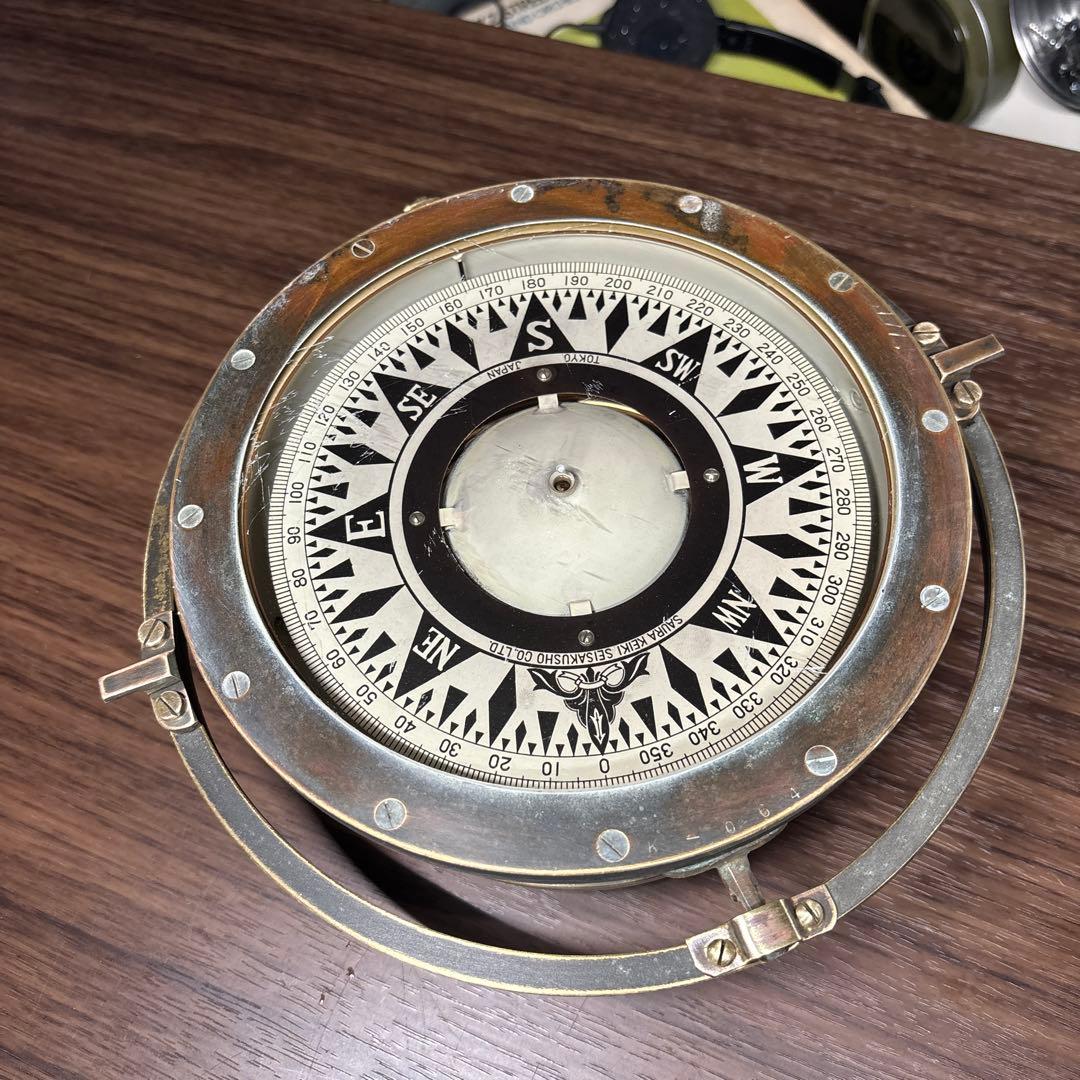 船舶用コンパス 海洋羅針盤 - メルカリ