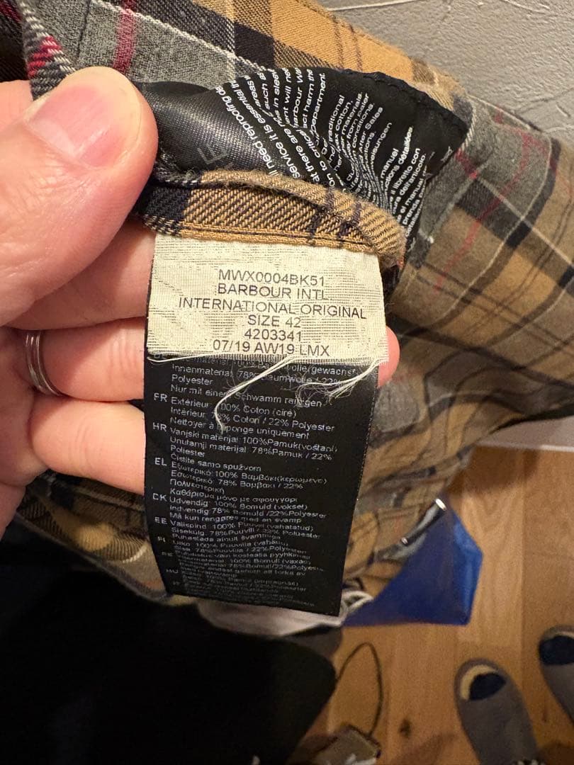 Barbour International オイルドジャケット　20's