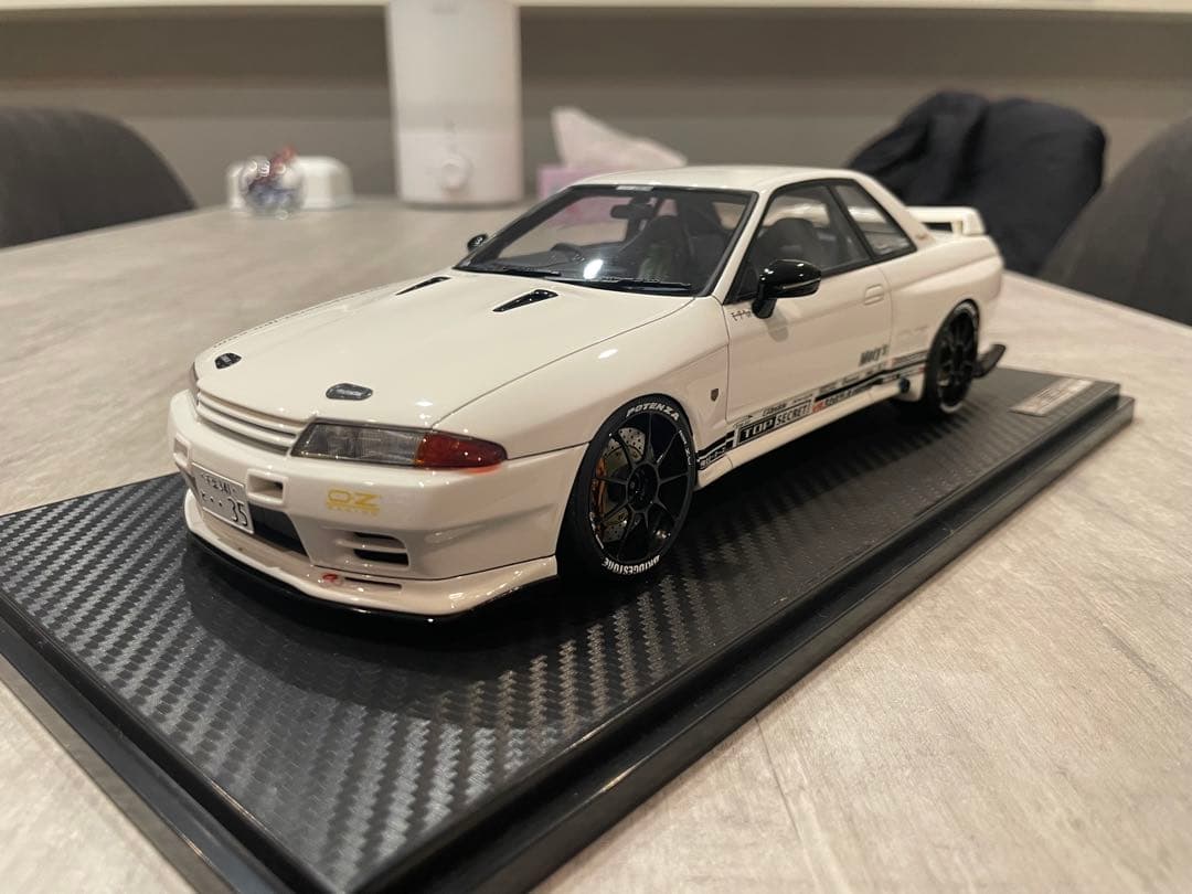 イグニッションモデル 1/18 トップシークレット GTR VR32 ホワイト
