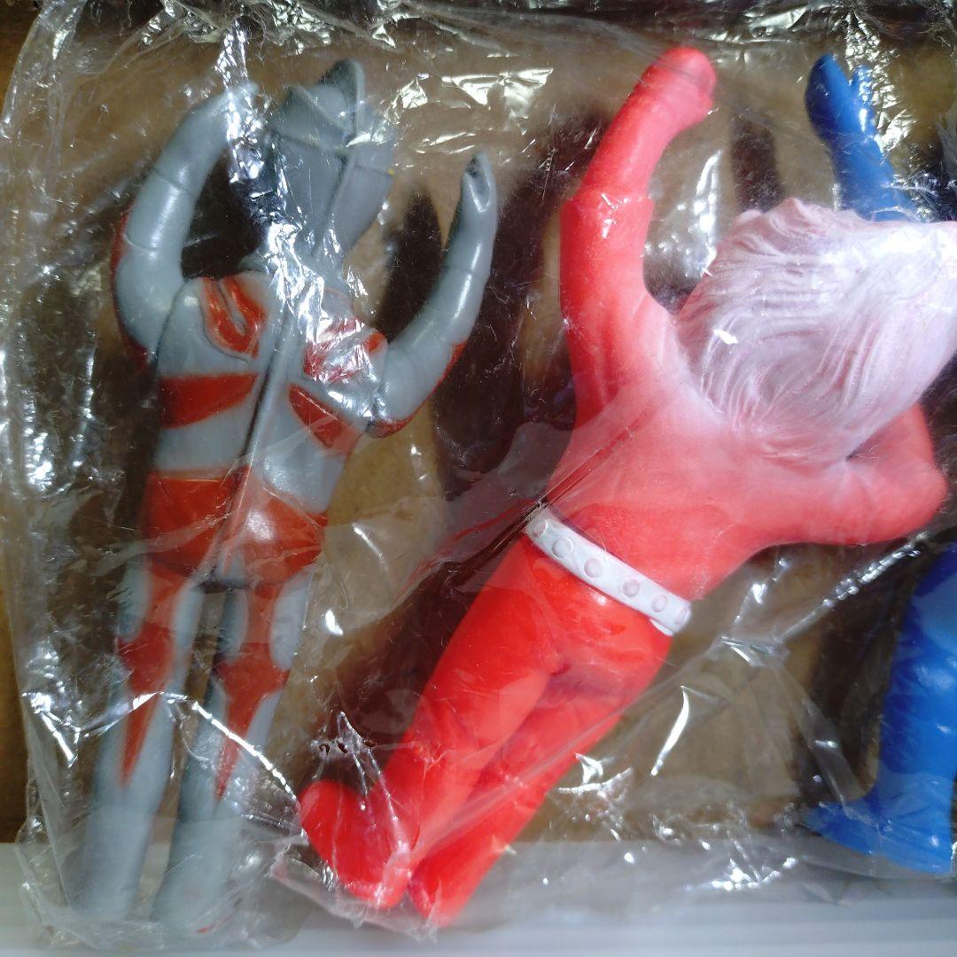 無版権 パチソフビ 3体セット 未開封 シルバー仮面 ライオン丸