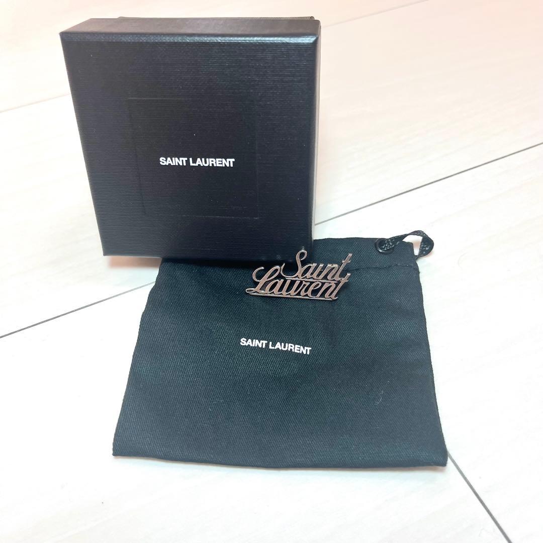美品 SaintLaurent サンローラン ブローチ メタル 平野紫耀さん着用