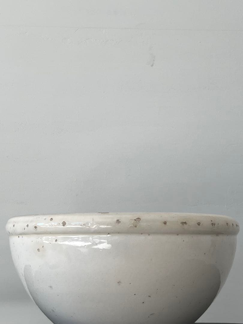 戦前 平清水焼 白磁鉢 ／ こね鉢 白磁ボウル デルフト - メルカリ