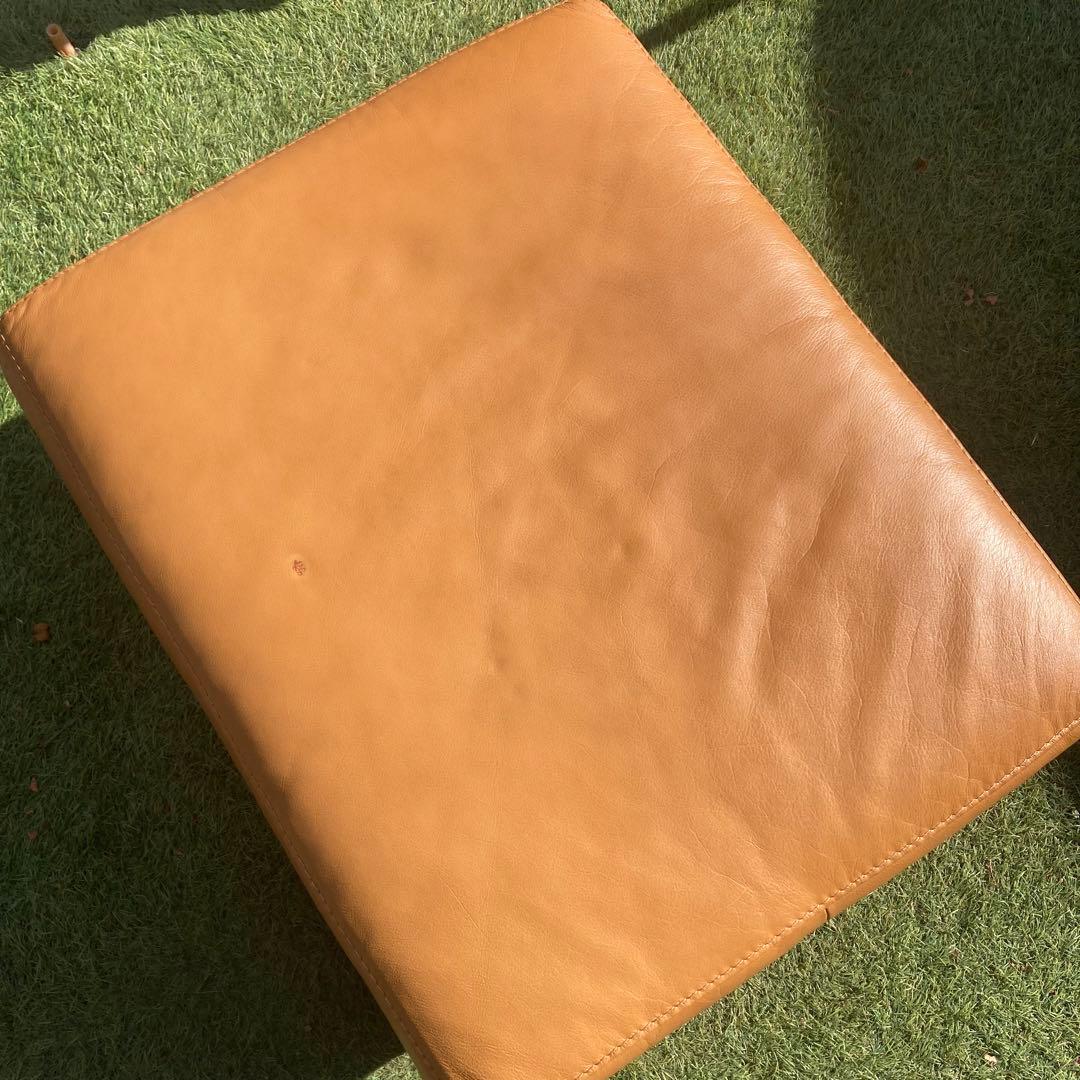 レザーワールド　キャメルカラー　オットマン　本革　スツール　ソファ　unico