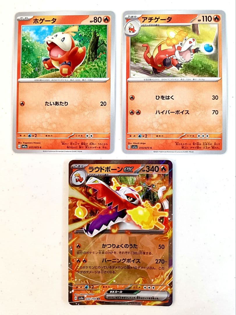 ホゲータ アチゲータ ラウドボーン 3枚セット - メルカリ