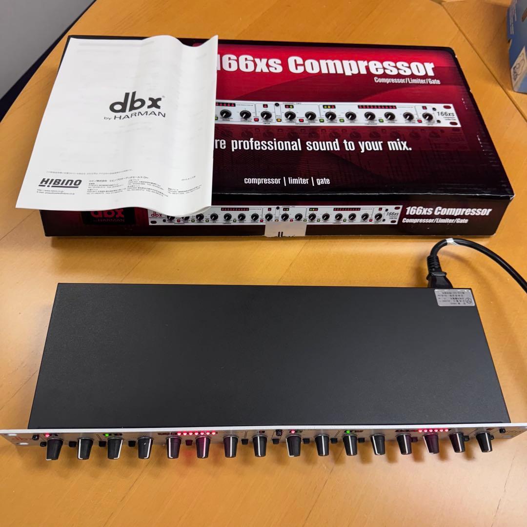 dbx 166xs Compressor 2チャンネル