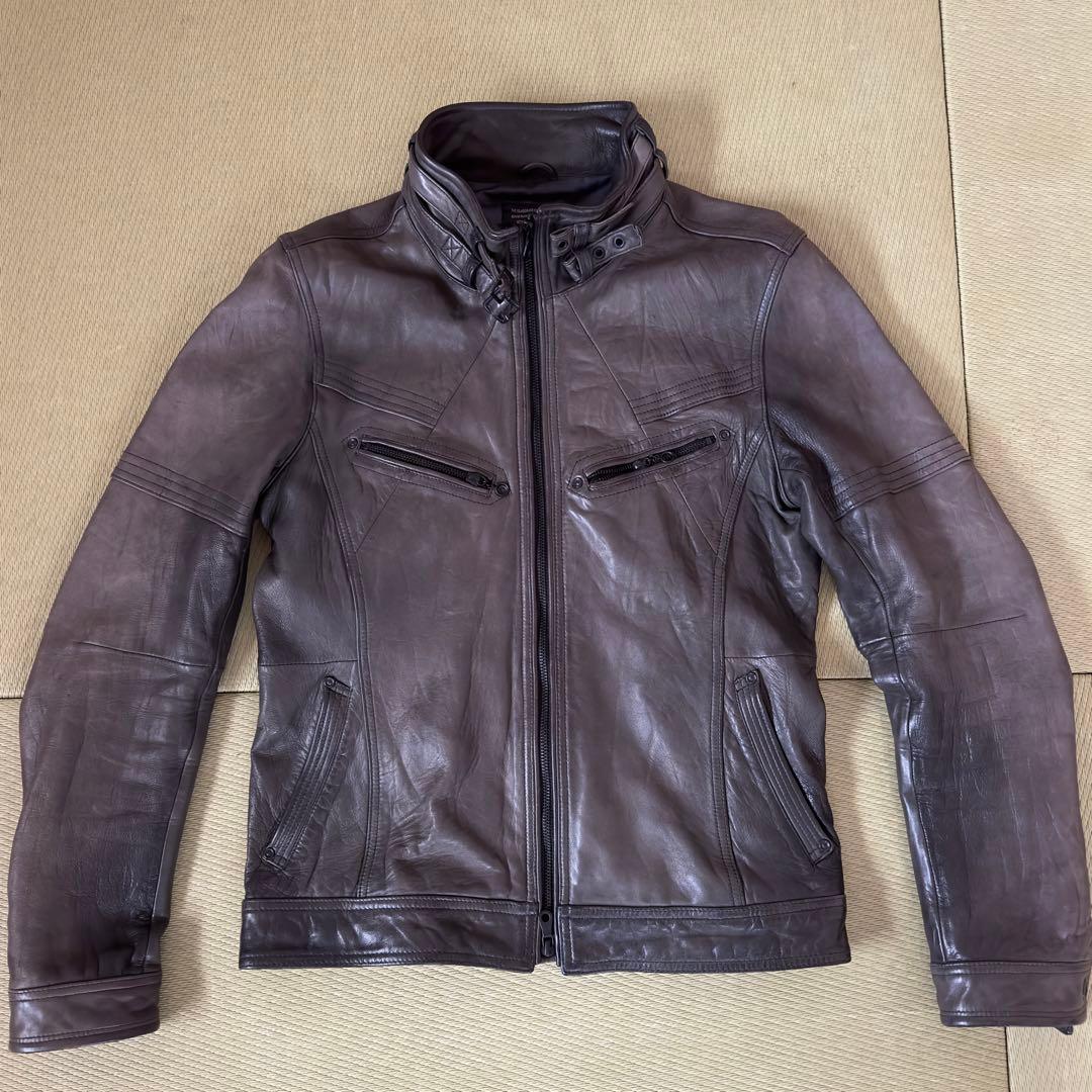 ニコルクラブフォーメン レザージャケット ライダーズ サイズ48