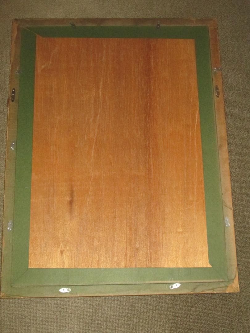 □平野末光作 リトグラフ 仮題 裸婦 9/30 木製ガラス額 美品 □ | Shop