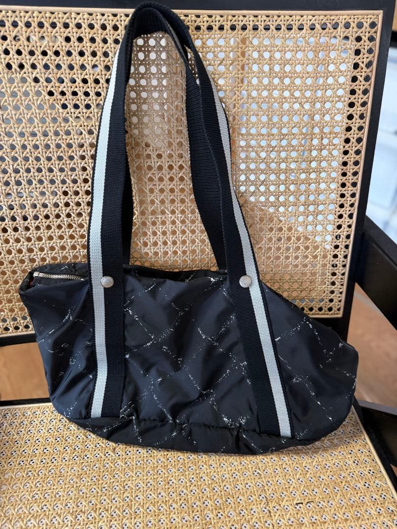 CHANEL シャネル犬キャリーバッグドッグ旧トラベルライン美品