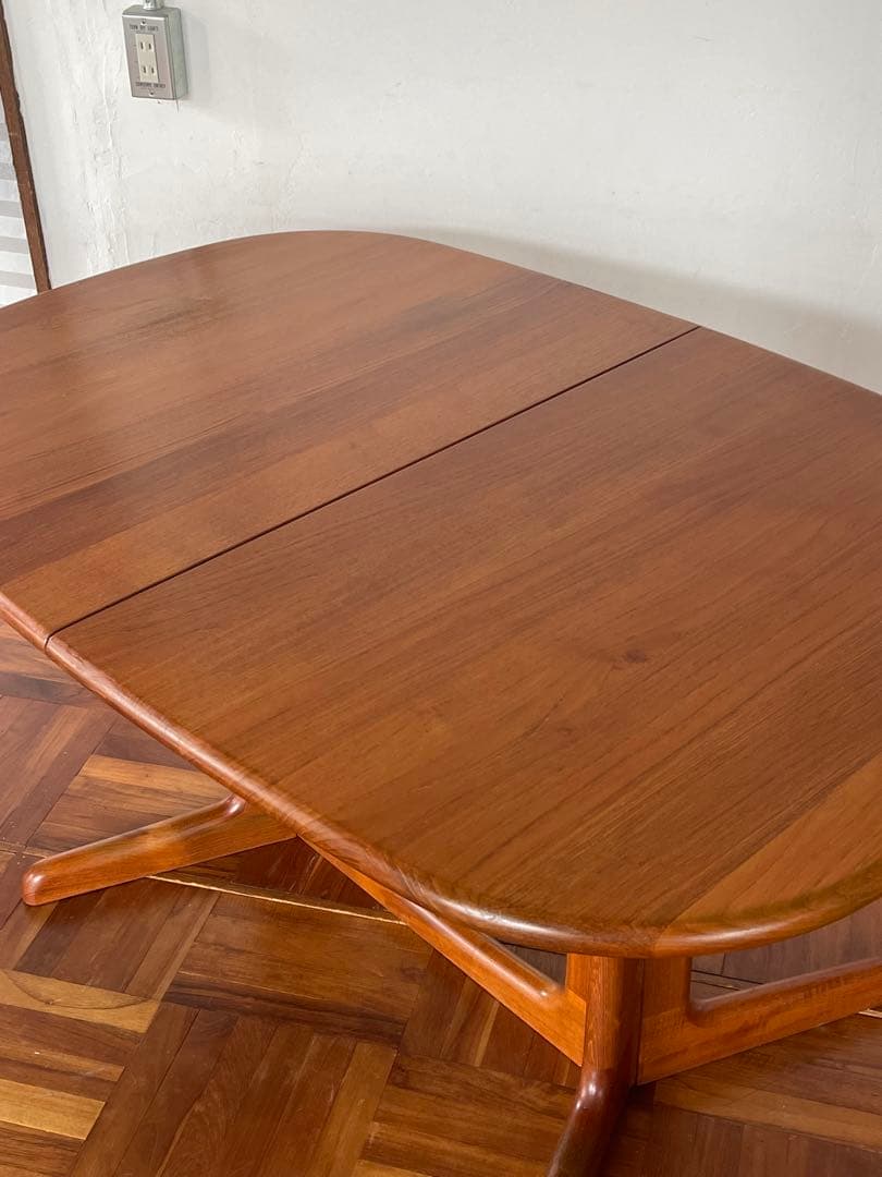 北欧 デンマーク ヴィンテージ gudme チーク エクステンション テーブル