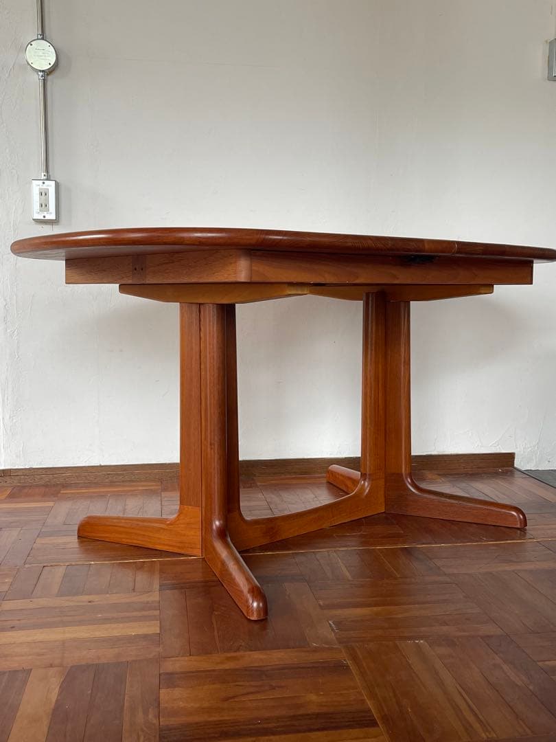 北欧 デンマーク ヴィンテージ gudme チーク エクステンション テーブル