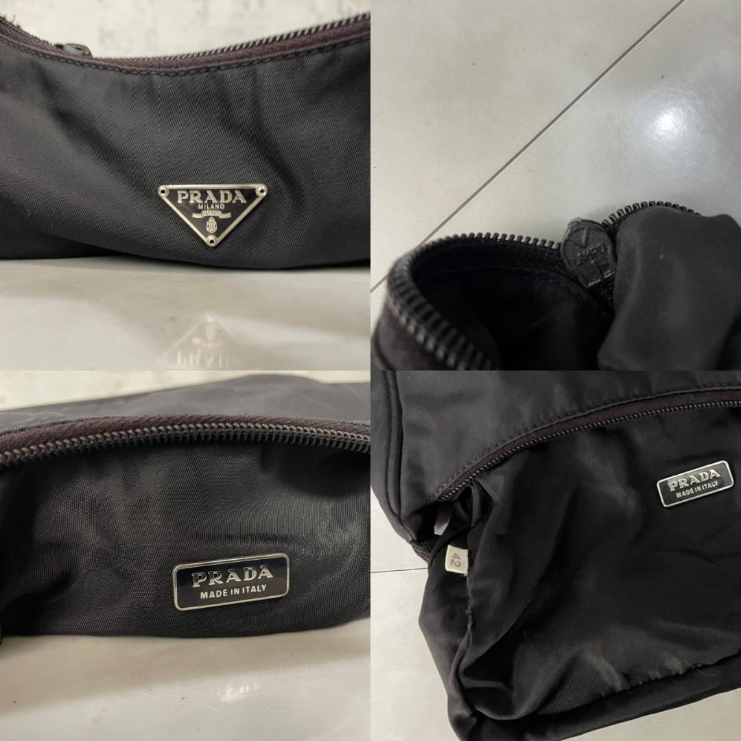 PRADA ハンドバッグ プラダ ブラック ヴィンテージ 名作 良品 MV519