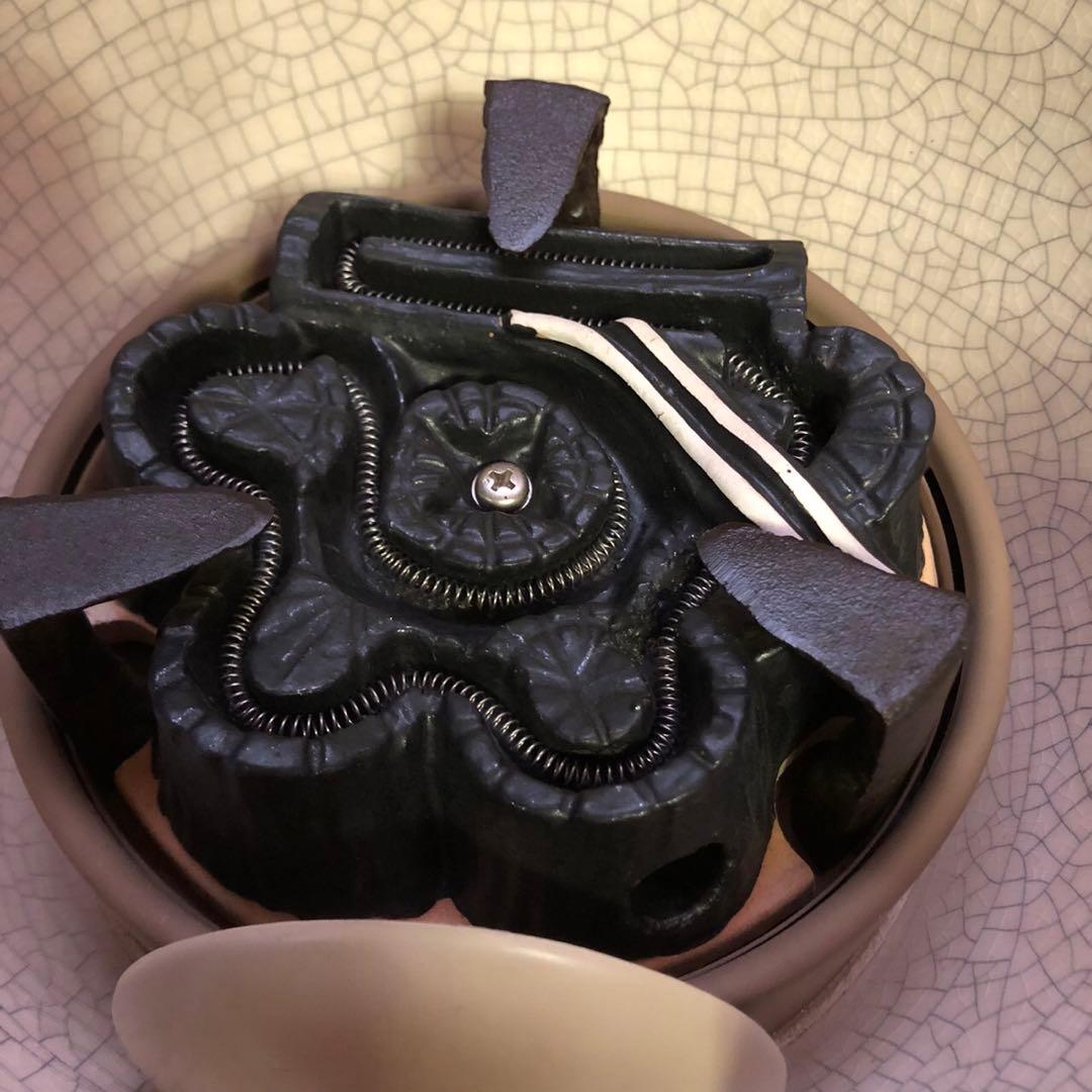 茶道具 さつま織部 風炉型 野々田商店製 風炉型電熱器 - 工芸品安い