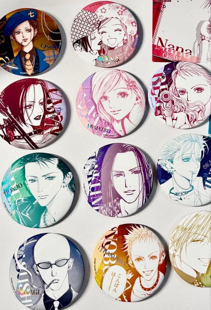 NANA 矢沢あい コラボカフェ 缶バッジ 海外限定 コンプリート セット 新品