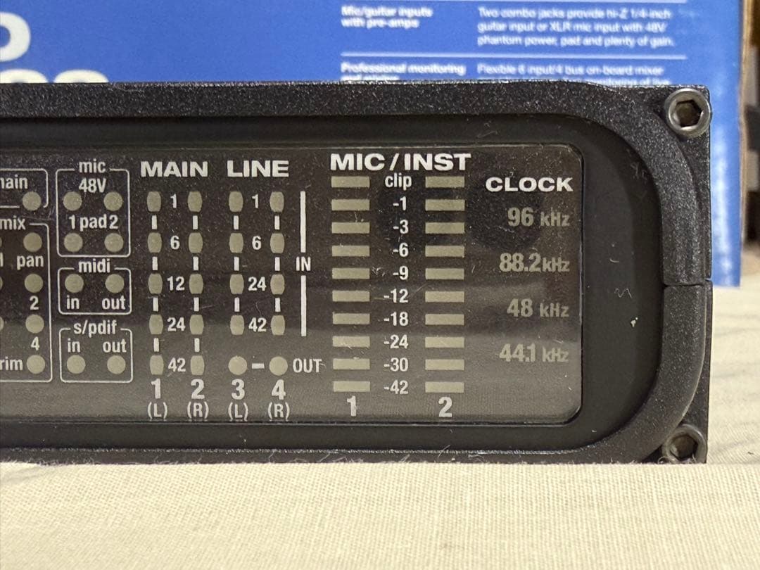 MOTU AudioExpress オーディオインターフェイス