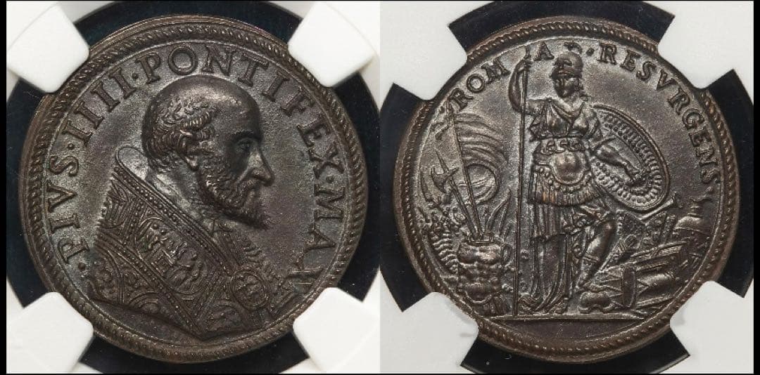 NGC TOP POP教皇ピウス3世 ブロンズメダル CoinArchives.com Search
