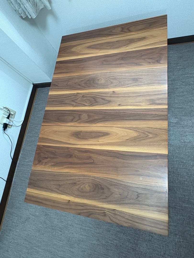 伸縮ローテーブル 幅120-180cm