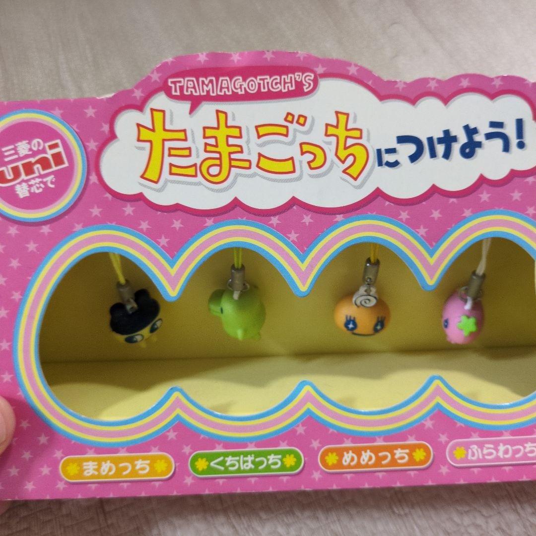 非売品 三菱 たまごっち ディスプレイPOP ミニフィギュアストラップ 全種