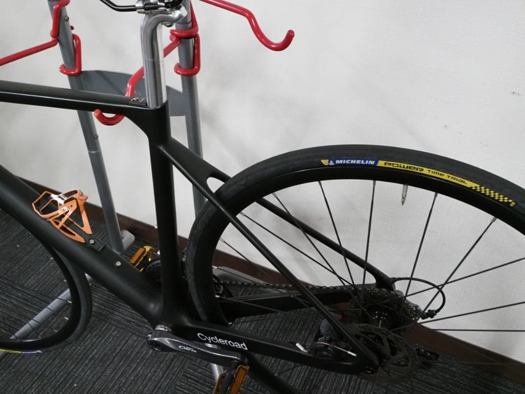 走行50キロ 毘沙 5号 M カーボンフレーム ディスクブレーキ エアロ