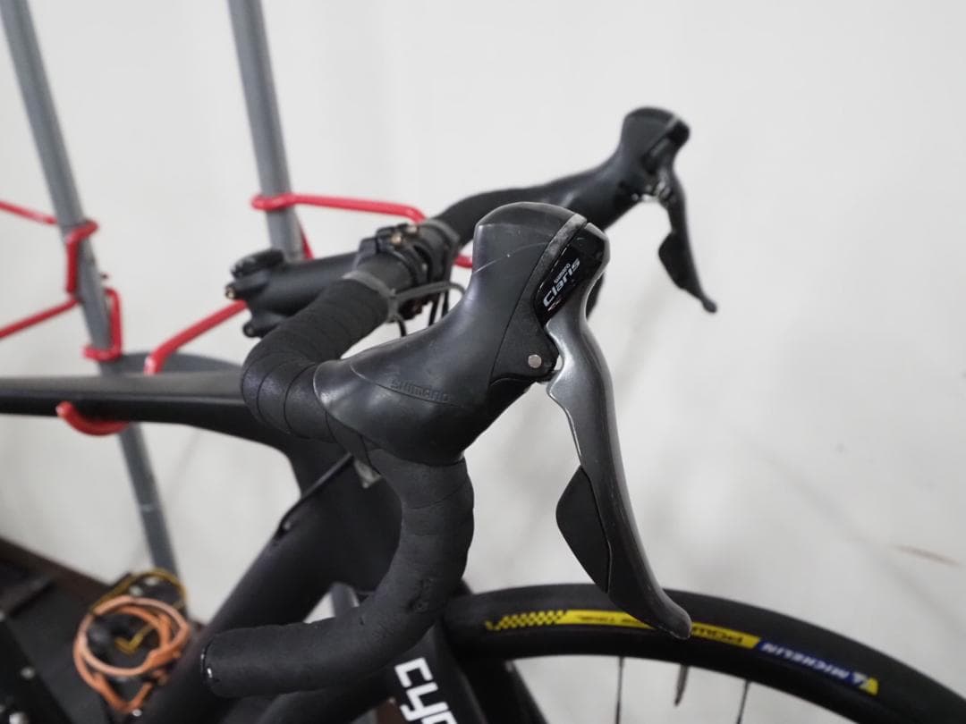 走行50キロ 毘沙 5号 M カーボンフレーム ディスクブレーキ エアロ