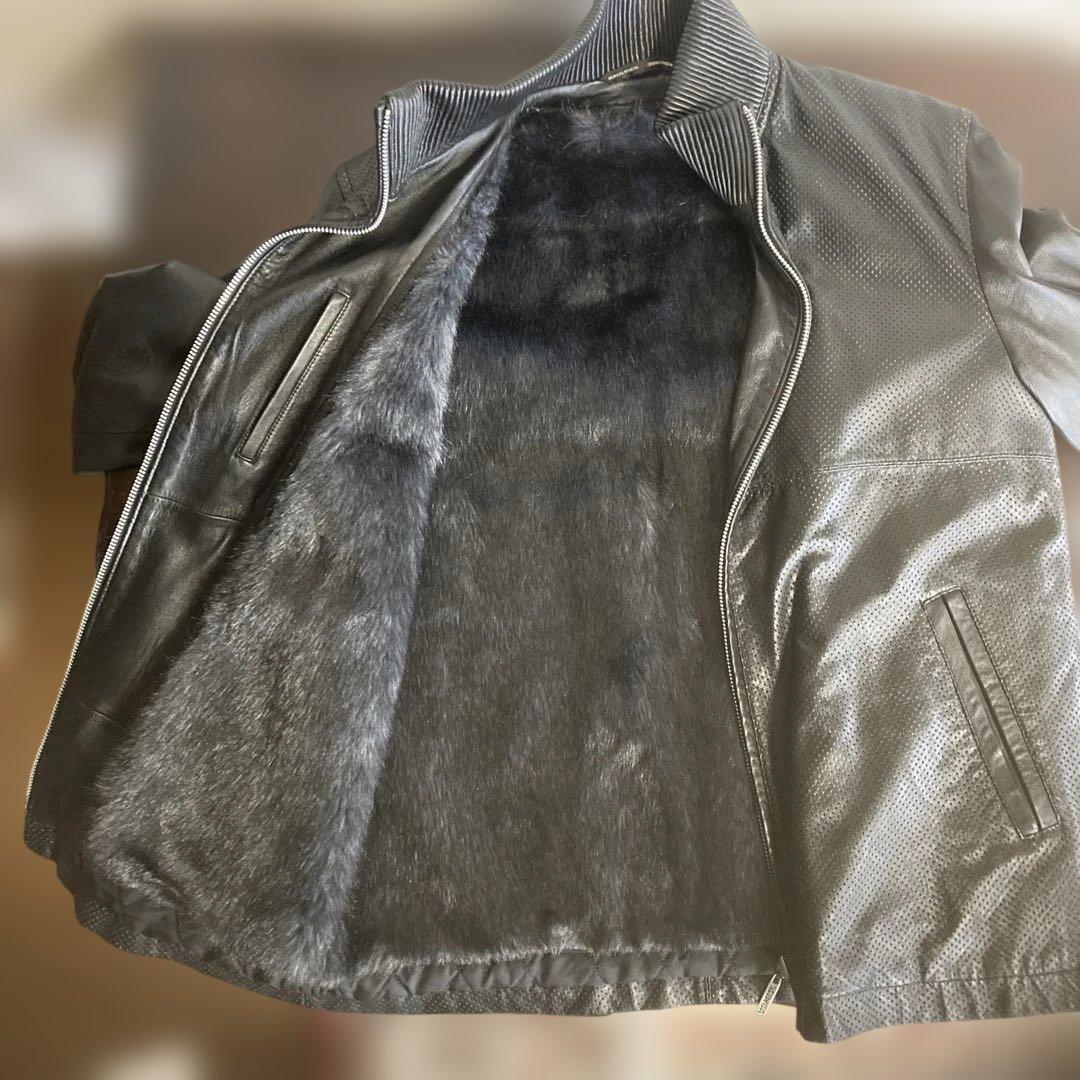 最新ファッション - GAULTIER HOMM E 黒 羊革レザージャケット N110429187