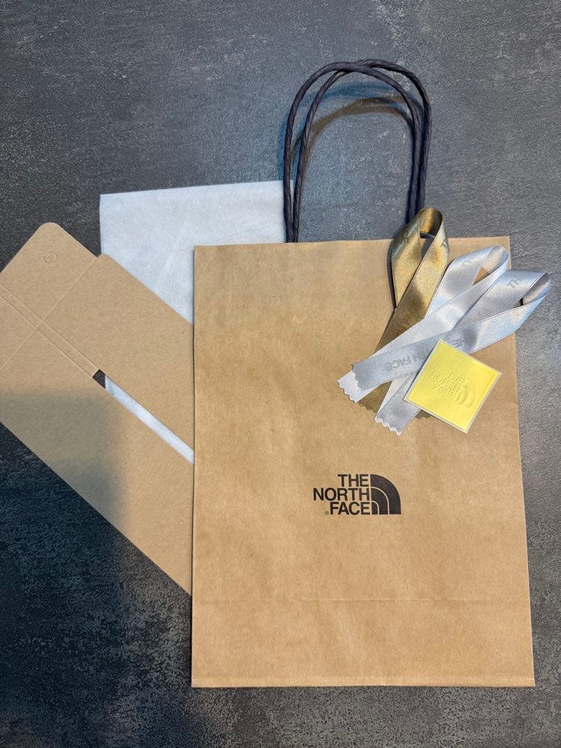 ザ ノースフェイス 紙袋 ショッパー プレゼント ギフト リボン