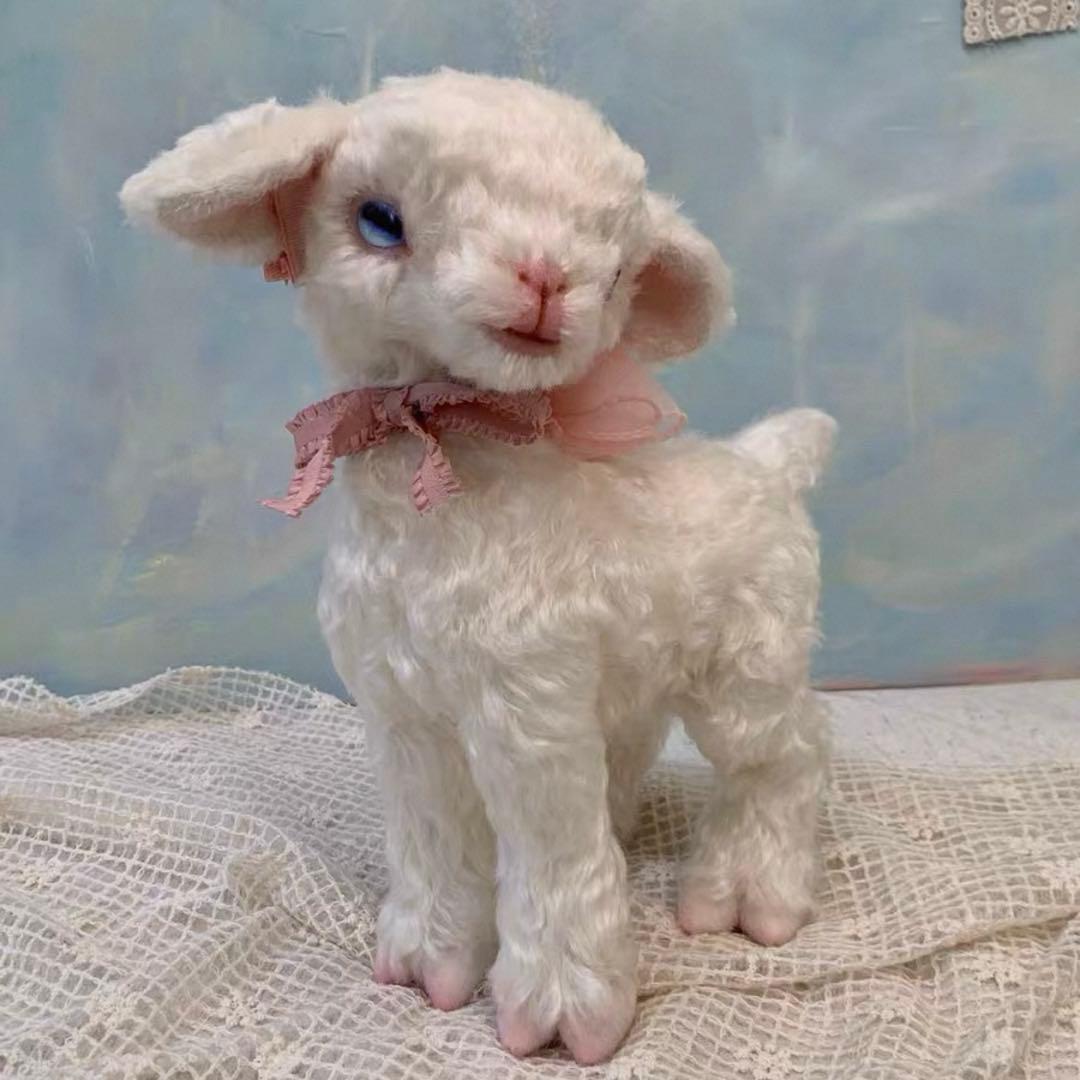 愛おしい羊メェーちゃん アーティストベア 海外作家様 ハンドメイド