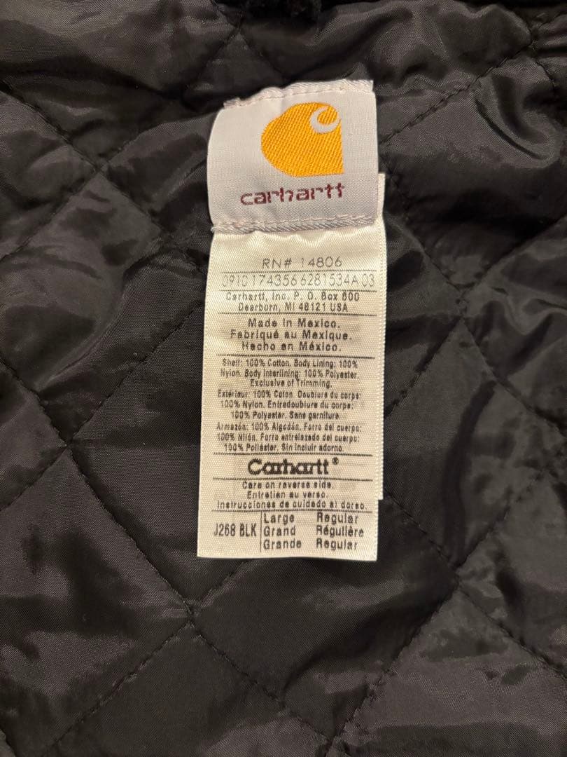 Carhartt アクティブジャケット　ブラック　L