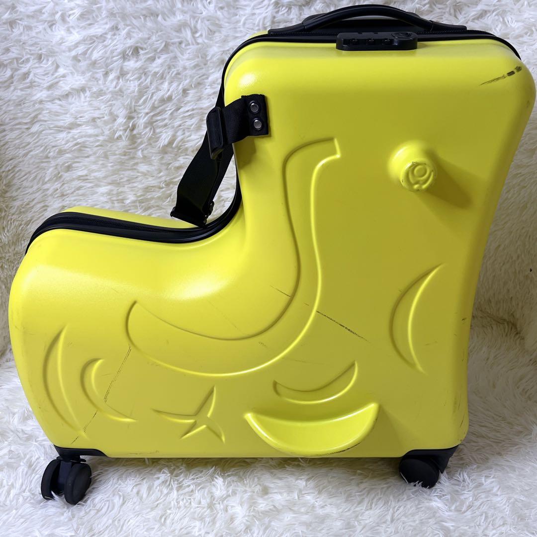 ノリッコ NORICCO 子供が乗れるキャリーケース イエロー スーツケース