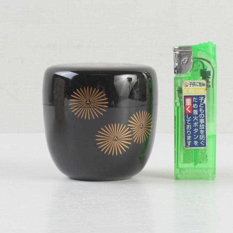 茶道具 中村湖彩作 朝顔蒔絵 中棗 共布共箱 V 9288 - メルカリ