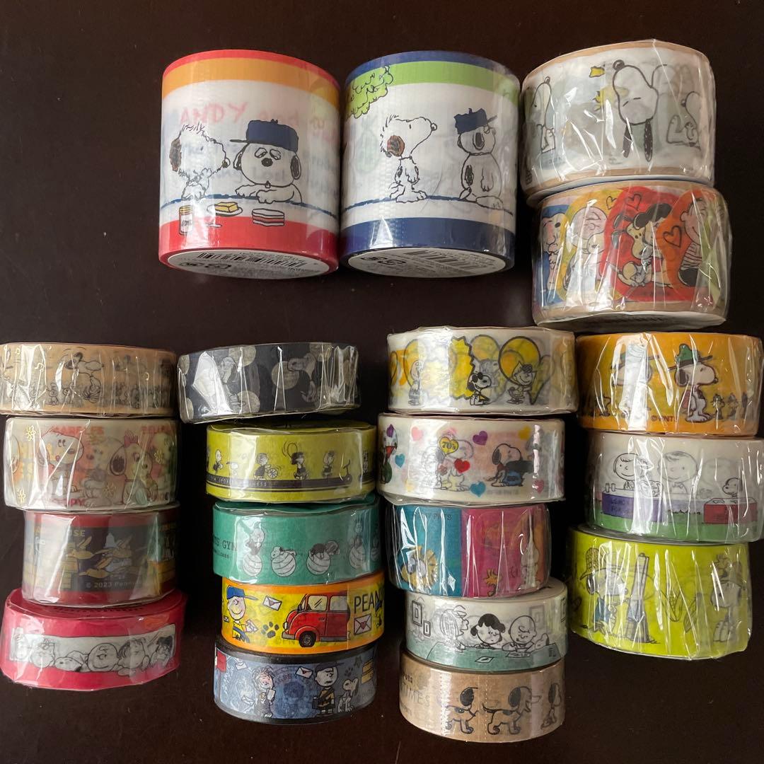 スヌーピー マスキングテープ　28点 おまけ付