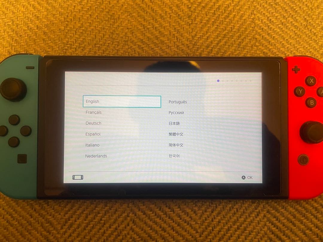 【良品】Nintendo Switch 本体 ネオンブルー／ネオンレッド