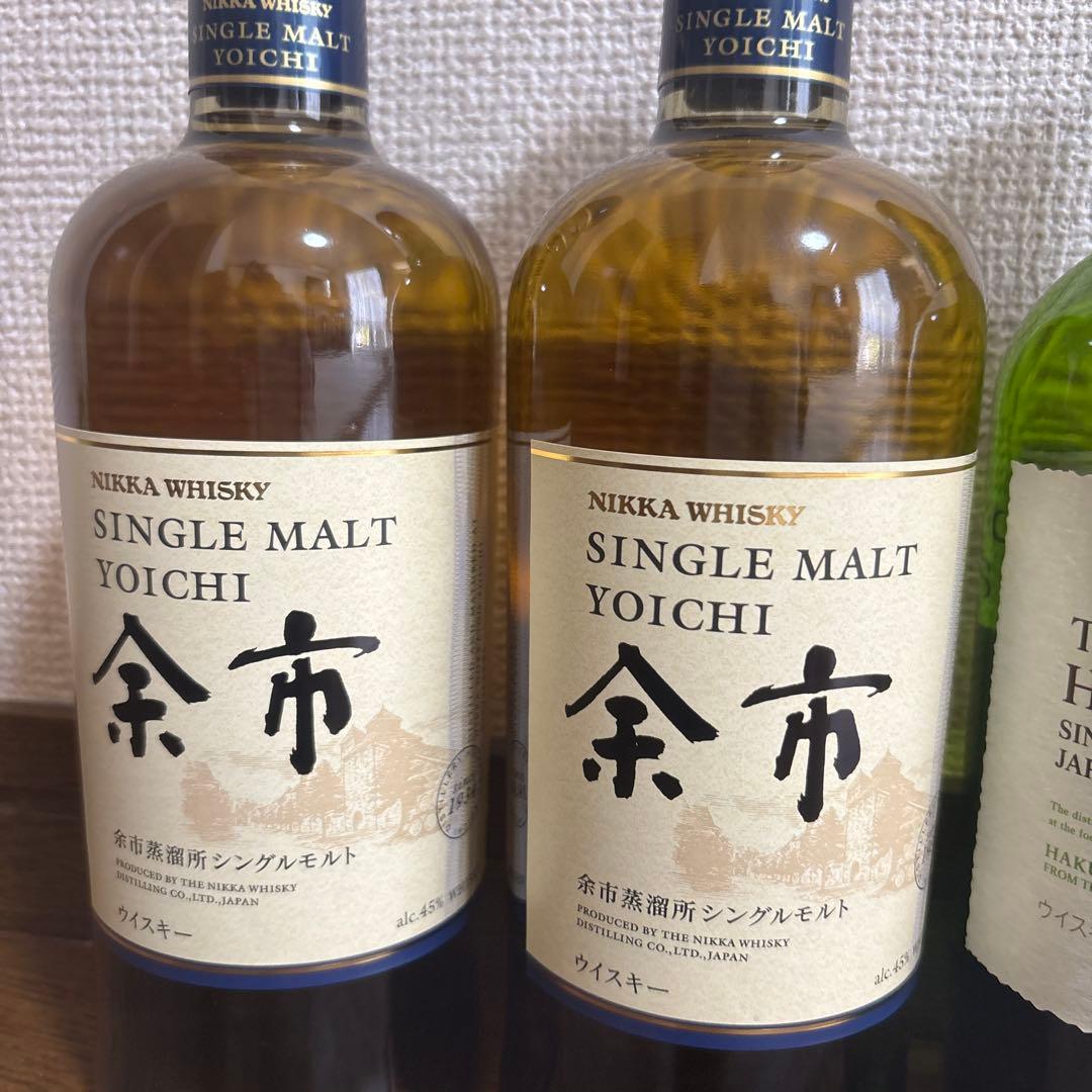 余市 & 白州 シングルモルトウイスキーセット 3本セット