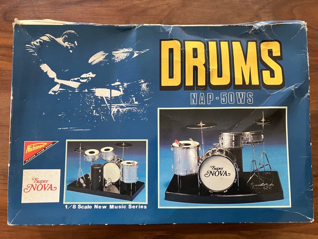 ニチモ 1/8 ドラム DRUMS NAP 10WB プラモデル 未組立 18ニチモ製ドラム